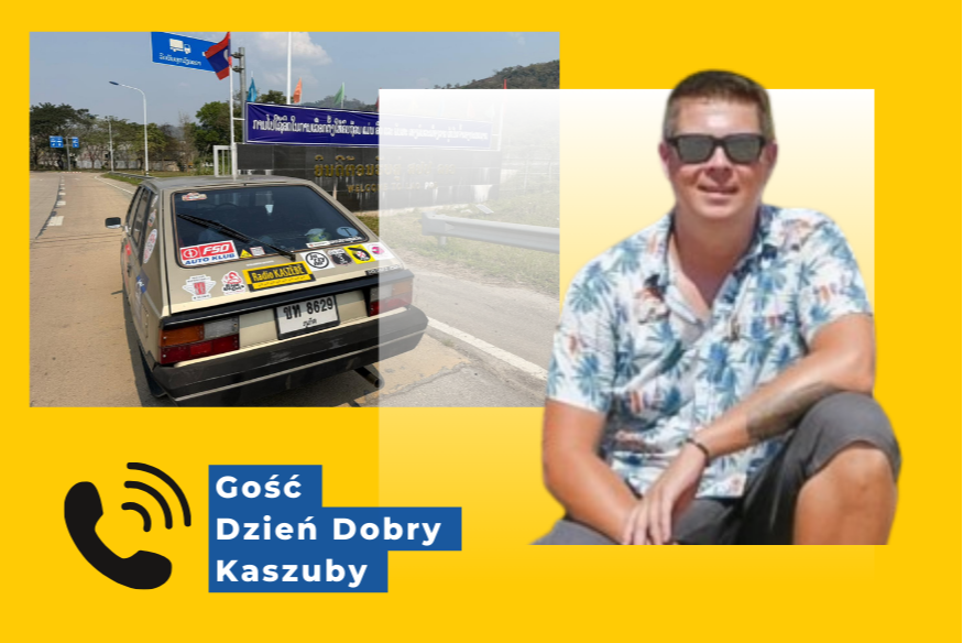 Polonezy i "duże fiaty" - w kaszubskich barwach i z logo Radia Kaszëbë