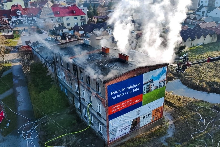 Puck: 34-latek aresztowany za podpalenie pustostanu