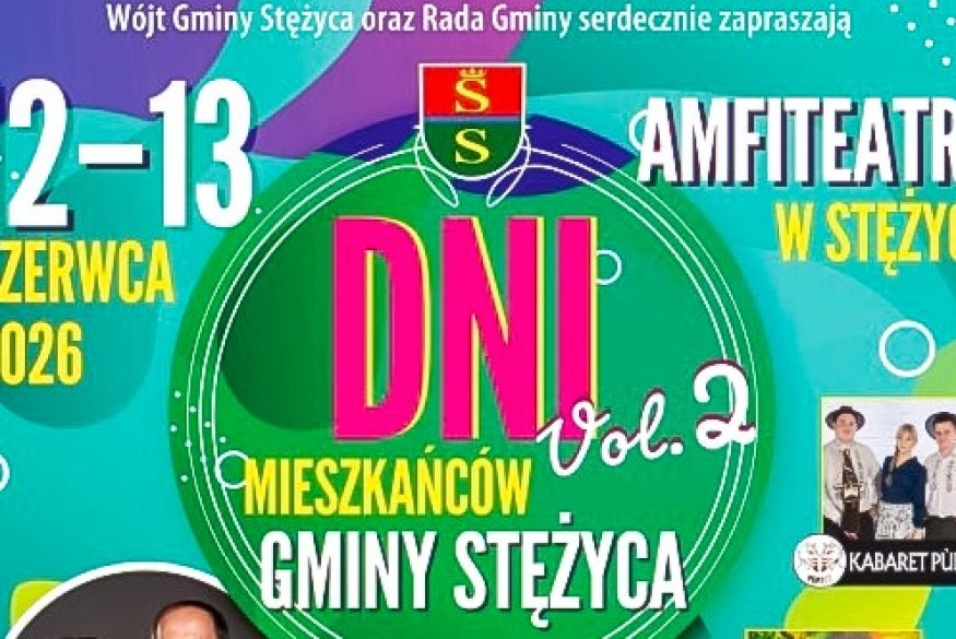 Sławomir i kabarety na Dniach Stężycy! Sprawdź program imprezy