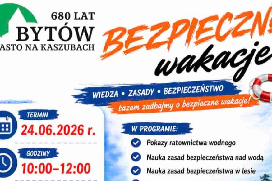 Bytów: Nad Jeziorem Jeleń nauczą dzieci bezpiecznych wakacji