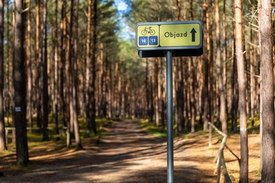 Choczewo: Nowa trasa EuroVelo 10/13 w rejonie Lubiatowa